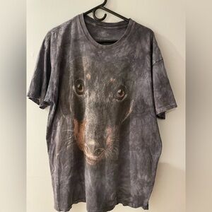 The Mountain Charcoal Canine Tee size men’s XL